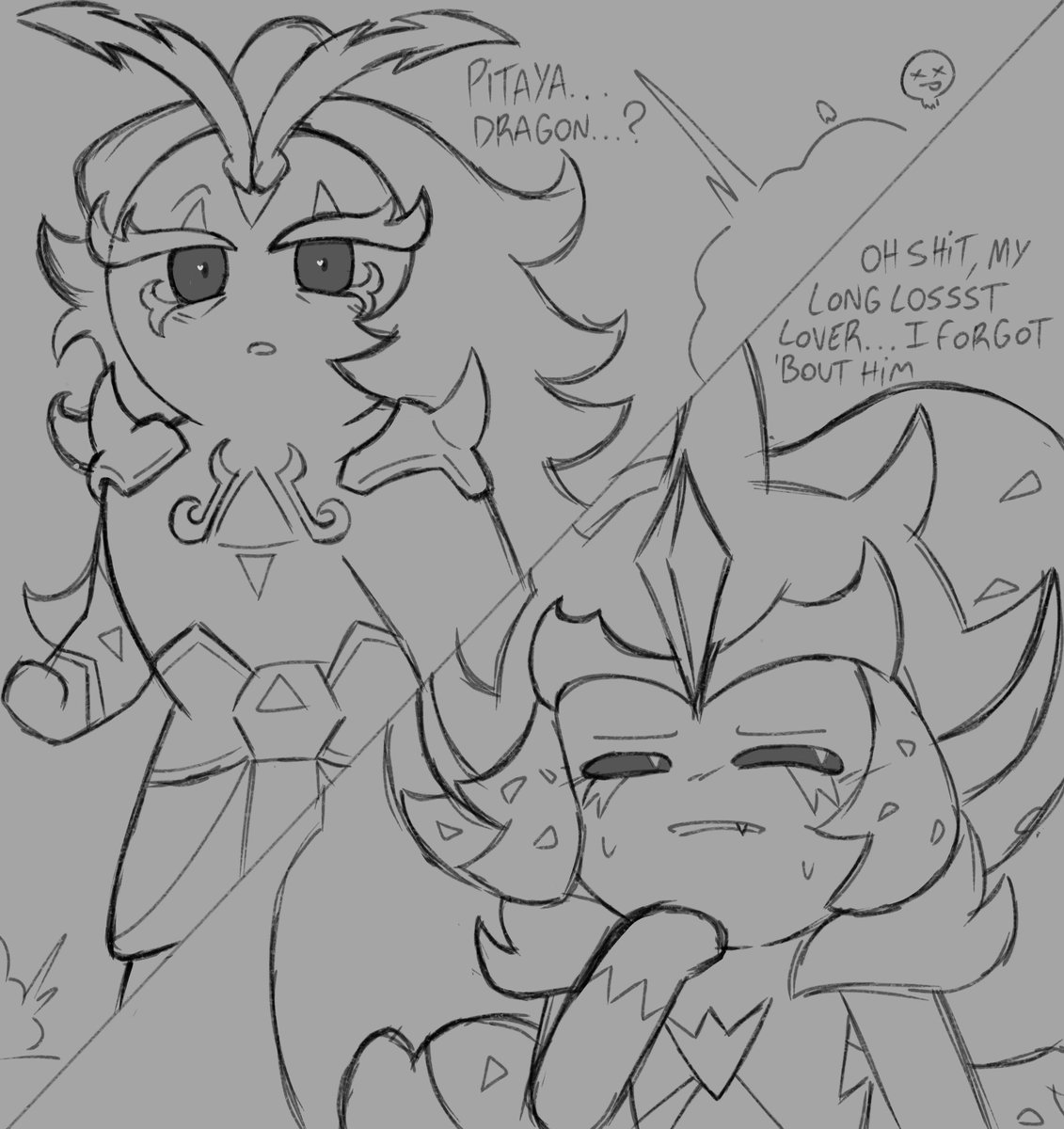 Spreading my BurningSpirit/PitayaSpice propaganda. Go my beautiful crackships

#burningspicecookie #FireSpiritCookie  #PitayaDragonCookie #cookierunkingdom