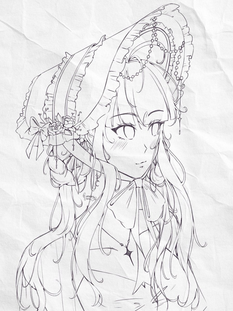 Ade in a bonnet 

#oc #sketch #artmoots