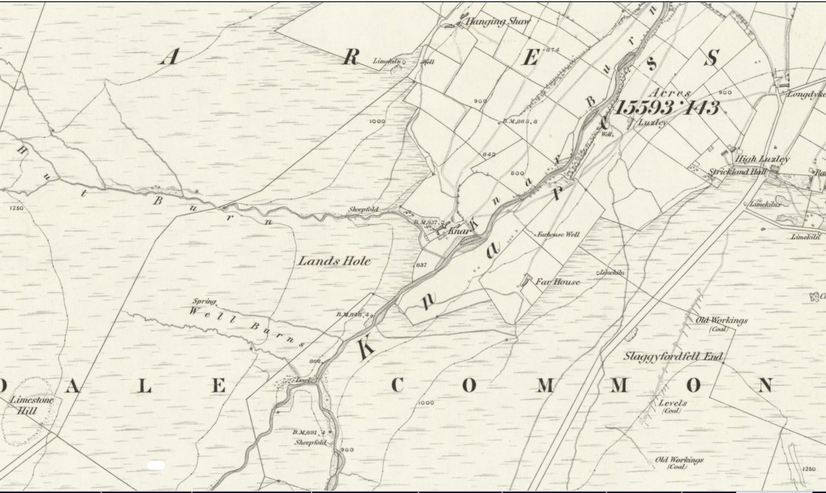 Some of our smaller dales, such as Knarsdale, have the look of a Yorkshire Dale about them.
Where thin seams of coal could be found in the limestone, small lime kilns abound. 
Here's a couple for <a href="/neheritagelib/">North East Heritage Library</a>, one from the front, the other a loaders view.