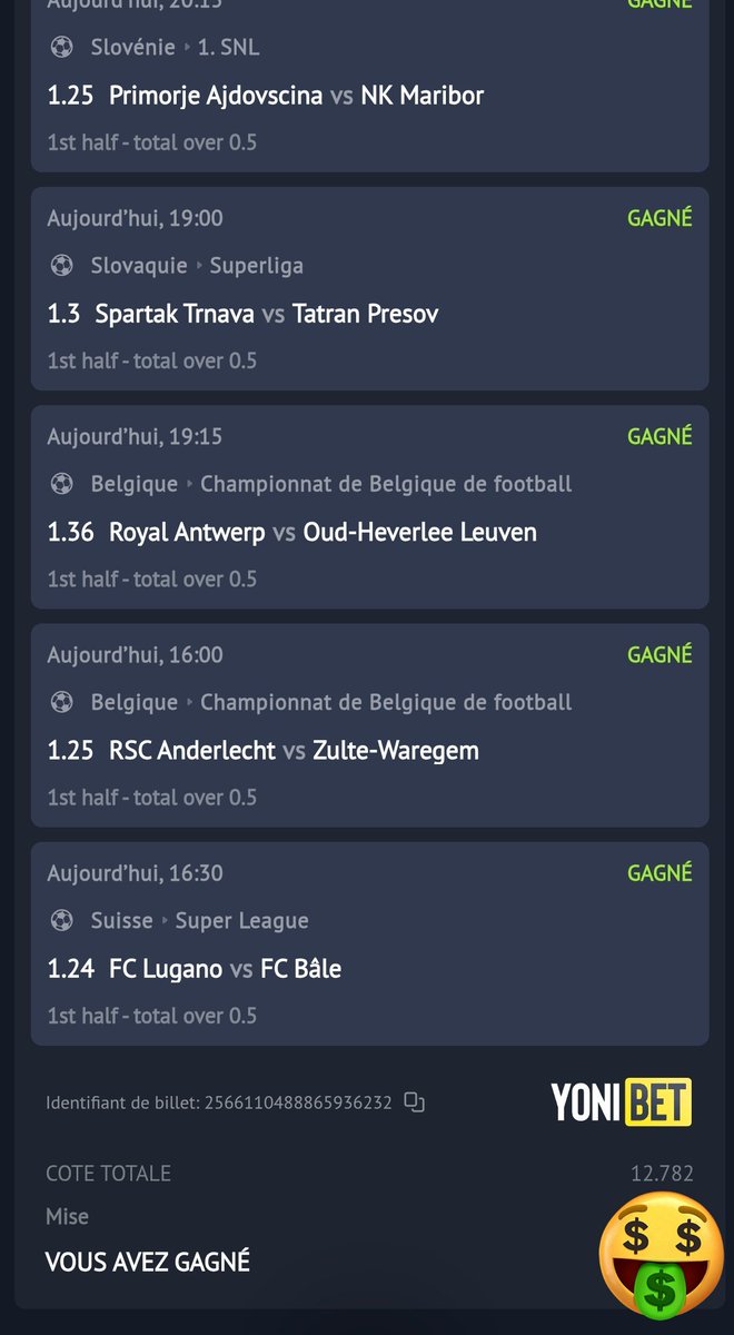 CyCy_Pronos's tweet image. Grand merci @datafootfr pour le boulot. Voici un combi validé grâce à tout ton travail 💪🏻
Alors convaincu, c'est par ici que ça se passe datafoot.fr/access/fr/?tag…