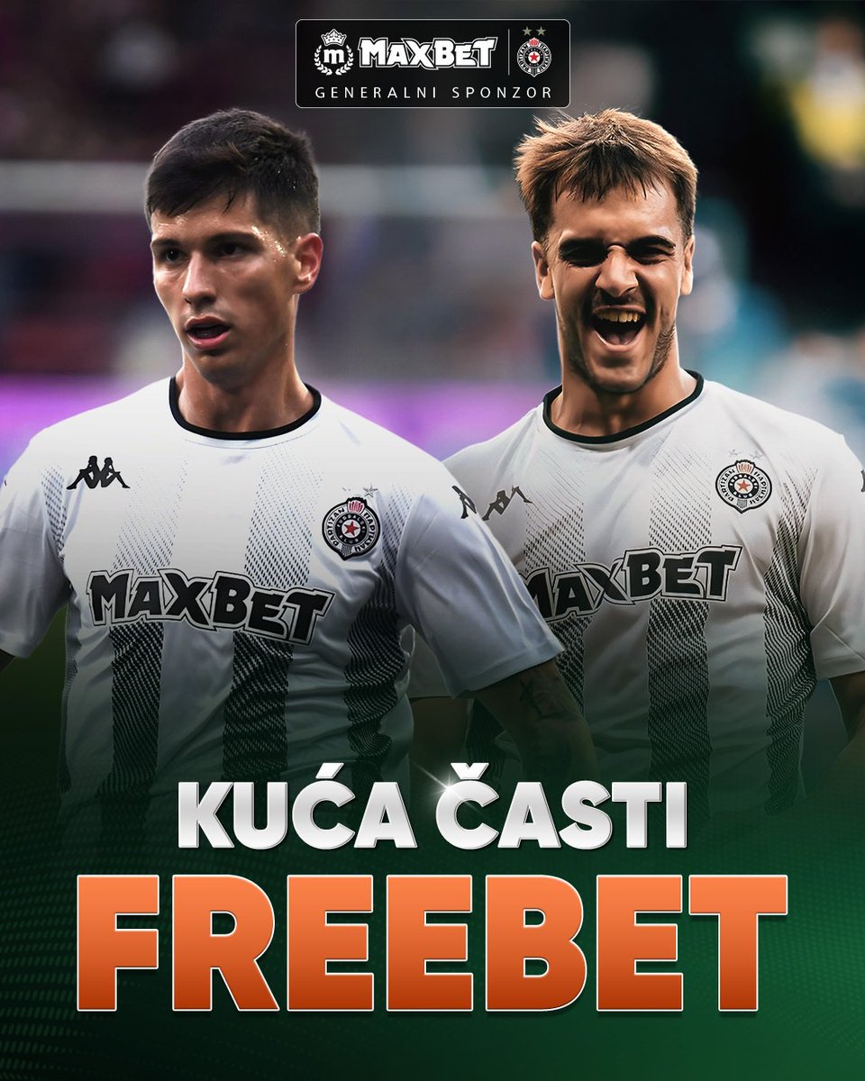 MaxBet, generalni sponzor Partizana, časti za sedmicu u Kruševcu! 🏁🏁🏁

Sve što treba da uradiš da bi učestvovao u trci za 7x1000RSD je:

• zapratiš <a href="/MaxBetSrbija/">MaxBet 🇷🇸</a> 
• RT ovaj tvit