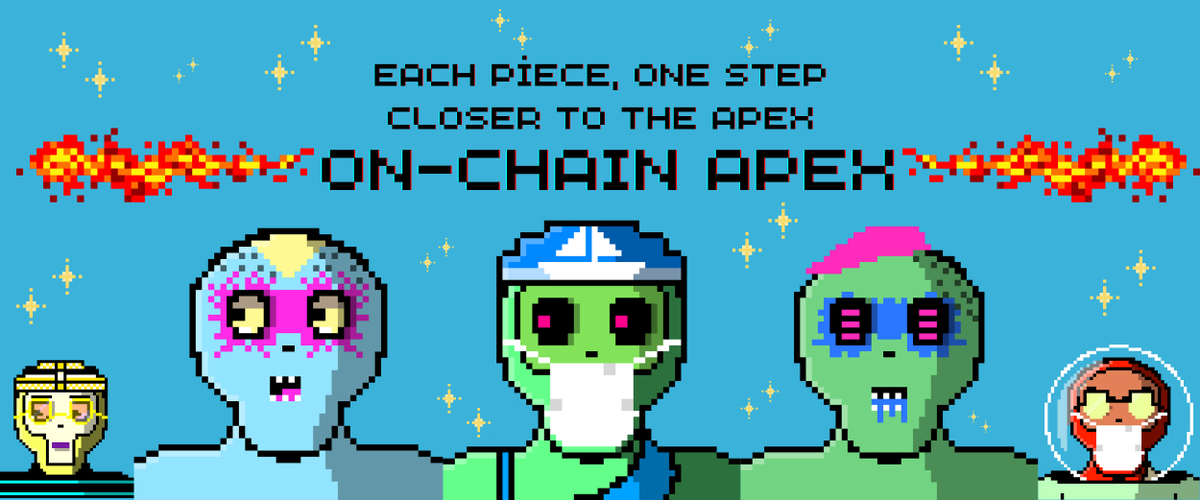 This is your last chance to get your <a href="/onchainapex/">On-Chain Apex</a> by <a href="/Sant0s_eth/">Sant0s</a> WL.

I will be giving out 3 spots for the upcoming 
mint that is featured on <a href="/opensea/">OpenSea</a>.

To Enter:
→ Like + RT
→ Follow <a href="/IbraTheDabra/">Ibracadabra</a> &amp; <a href="/onchainapex/">On-Chain Apex</a>
→ Drop your EVM wallet below

You’ve got 10 hours.

Good luck.