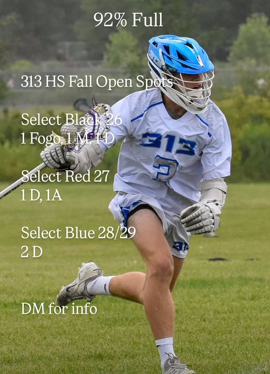 313 Lacrosse (@313lax) on Twitter photo The heritage continues.  We are  evolving. We added more pro staff and training.
We are blessed by our loyal families, players who know our value. There is a reason no one has done it longer in the great state of Michigan. DM 4 INFO. The heritage continues.  We are  evolving. We added more pro staff and training.
We are blessed by our loyal families, players who know our value. There is a reason no one has done it longer in the great state of Michigan. DM 4 INFO.