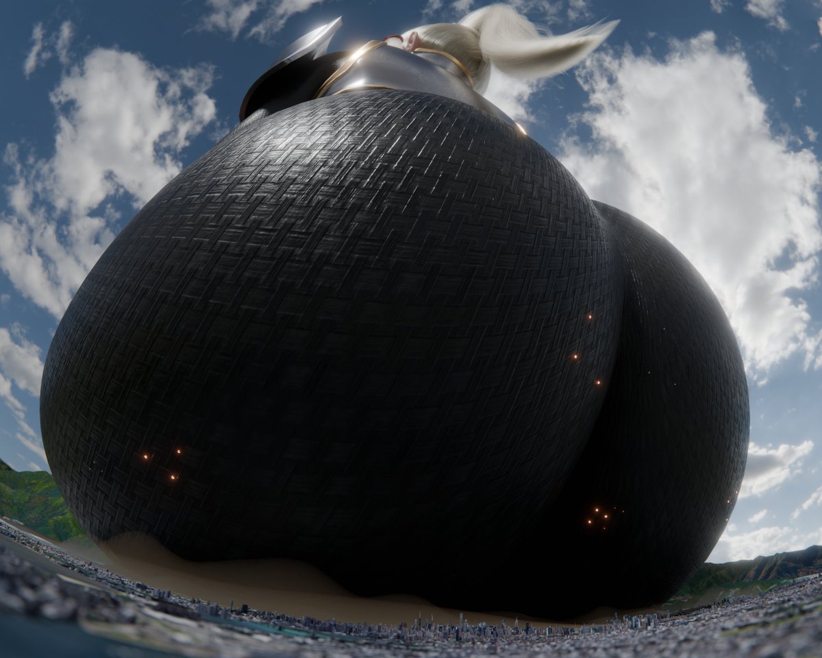 Giant looming darkness butt for <a href="/HeavyDino/">HeavyDino</a>