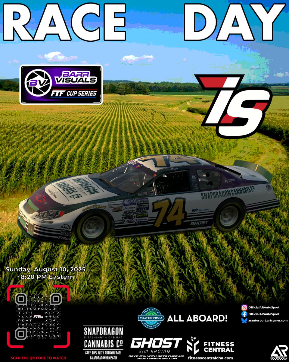 .<a href="/znovak15/">Zack Novak</a> is in the <a href="/EPB_Chattanooga/">EPB</a> #49 tonight, while I rent-a-ride the <a href="/SnapdragonHemp/">Snapdragon Hemp</a> #74 - as even after skipping some races, and crashing out of others, I still have a playoff shot?

* insert 🌽 joke here *

📺: twitch.tv/ftf_gg  
~8:20 PM Eastern