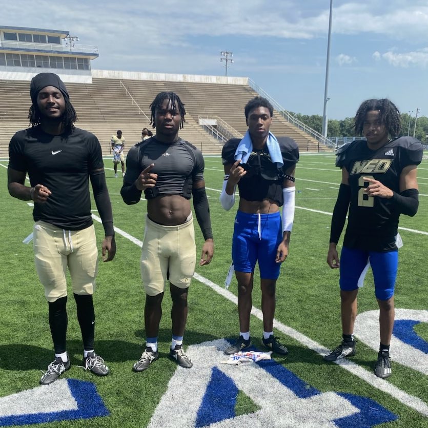 Ta’Vari Hampton (@hampton_tavari) on Twitter photo The Greatest Back-End in the Nation at the JuCo Level, Right Here at NEO 🚨 ! Stats & Film Don’t Lie ✅ ! Real 🐶s ! Very Consistent with What We Do ❗️
Legion of Boom Reincarnated…
#TheBest #Legendary
<a href="/aaronedwards_17/">Aaron Edwards</a> <a href="/JaydenSwanson7/">JaydenS.26</a> <a href="/GouldsbyMarc/">Marc Gouldsby Jr</a> The Greatest Back-End in the Nation at the JuCo Level, Right Here at NEO 🚨 ! Stats & Film Don’t Lie ✅ ! Real 🐶s ! Very Consistent with What We Do ❗️
Legion of Boom Reincarnated…
#TheBest #Legendary
<a href="/aaronedwards_17/">Aaron Edwards</a> <a href="/JaydenSwanson7/">JaydenS.26</a> <a href="/GouldsbyMarc/">Marc Gouldsby Jr</a>