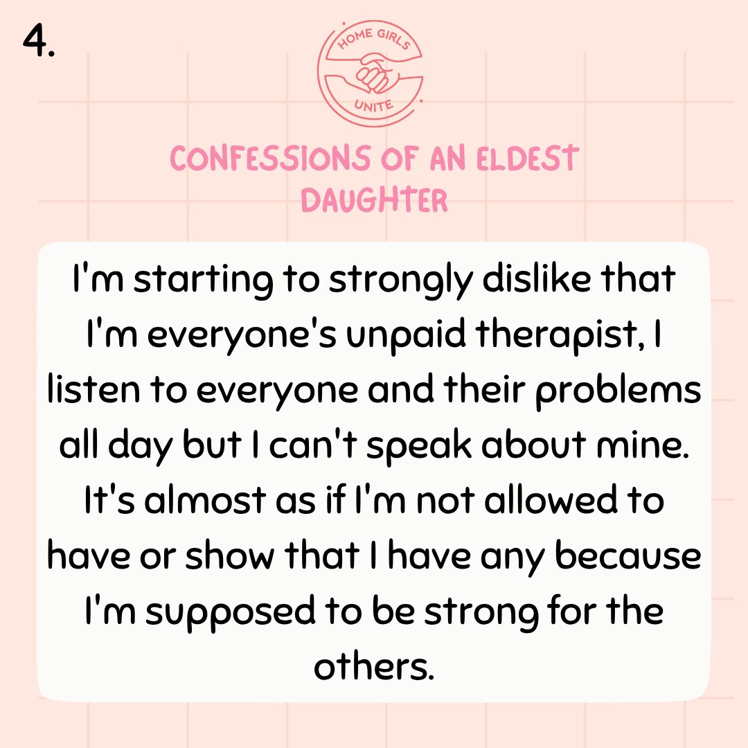 TW: Parentification + Financial Abuse

CONFESSIONS OF AN ELDEST DAUGHTER