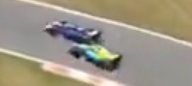 DelanieCalhoun's tweet photo. @TheCincyBuckeye @indymacleod @indy44 @ConorDaly22 Here is the point of contact, well after the apex. Where is the penalty @maxpapis ??? https://t.co/6pqbdXQ5Uk