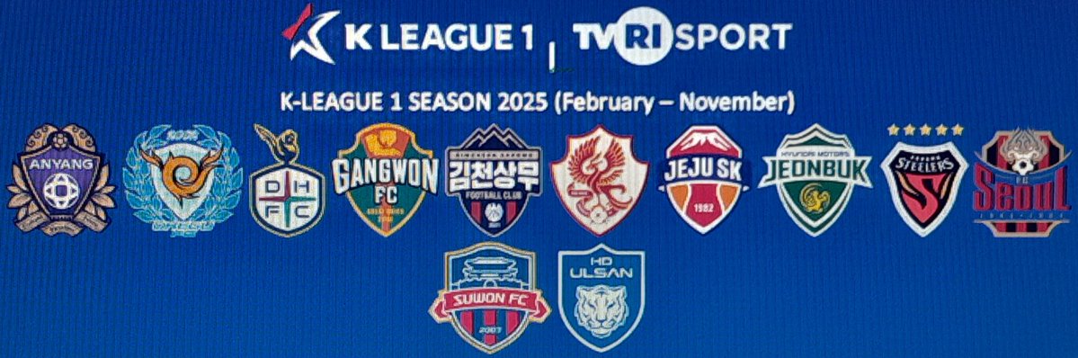 K-League 1 Season 2025 ⚽️🇰🇷 (February - November) TVRI Sport
#KLeague1 #2025 #TVRISport