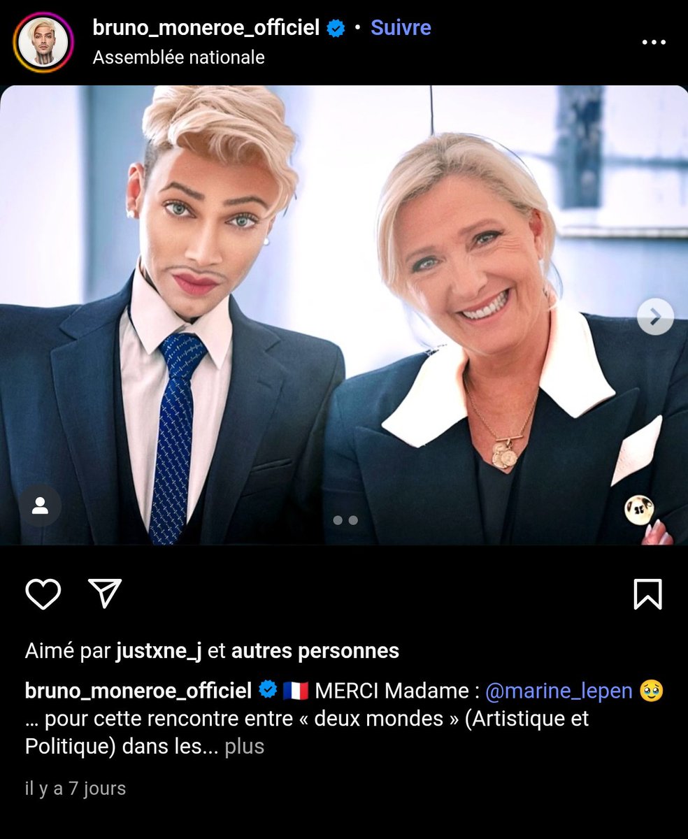 🔴🇫🇷 ALERTE INFO | Gossip Room révèle que Bruno Moneroe (TV Réalité) a  rencontré Marine le Pen au siège du RN.