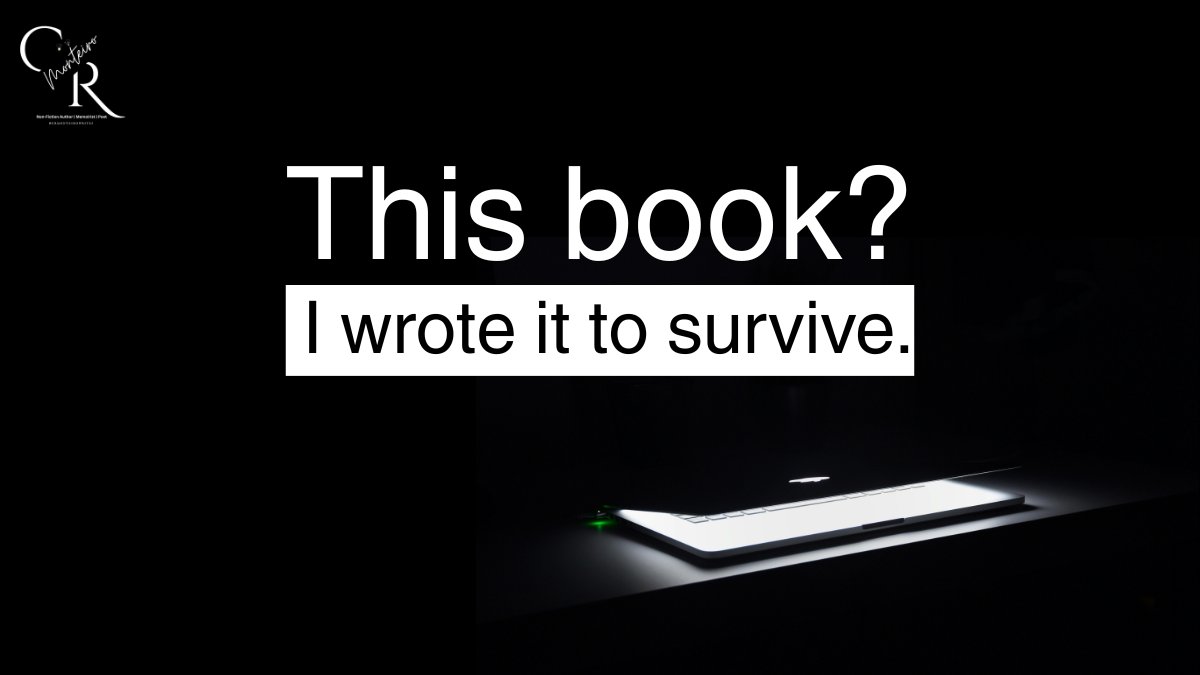 crmonteirowrite's tweet photo. This book?
Written in between sobs.
In the dark.
At 3 a.m.
And now it’s yours.
#writingastherapy #poetrybooklaunch4 https://t.co/Mwk1pxvbXS