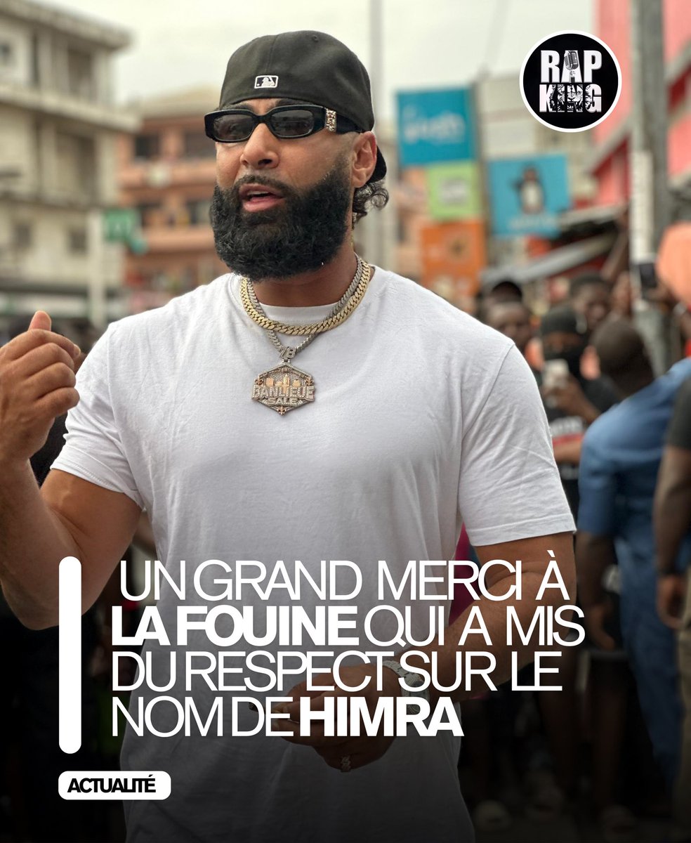 🚨BOOM| La Fouine vient de mettre un grand respect sur le nom de Himra 😍🔥

Se déplacer depuis la France 🇫🇷 pour faire un clip avec le jeune rappeur talentueux ivoirien dans son propre pays est un geste d’humilité, de considération et de respect ✊🏾🔥
