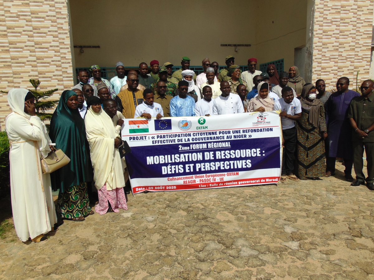 Deuxième forum régional organisé par <a href="/tlpniger/">TournonsLaPage Niger</a> dans le cadre du projet Participation Citoyenne pour une refondation effective de la gouvernance au Niger. Co-financé par <a href="/UNIONEUROPEA/">UNION EUROPEA</a> au Niger à travers le consortium <a href="/OxfamauNiger/">Oxfam au Niger</a> et <a href="/ROTABNIGER/">Rotab Niger</a> .