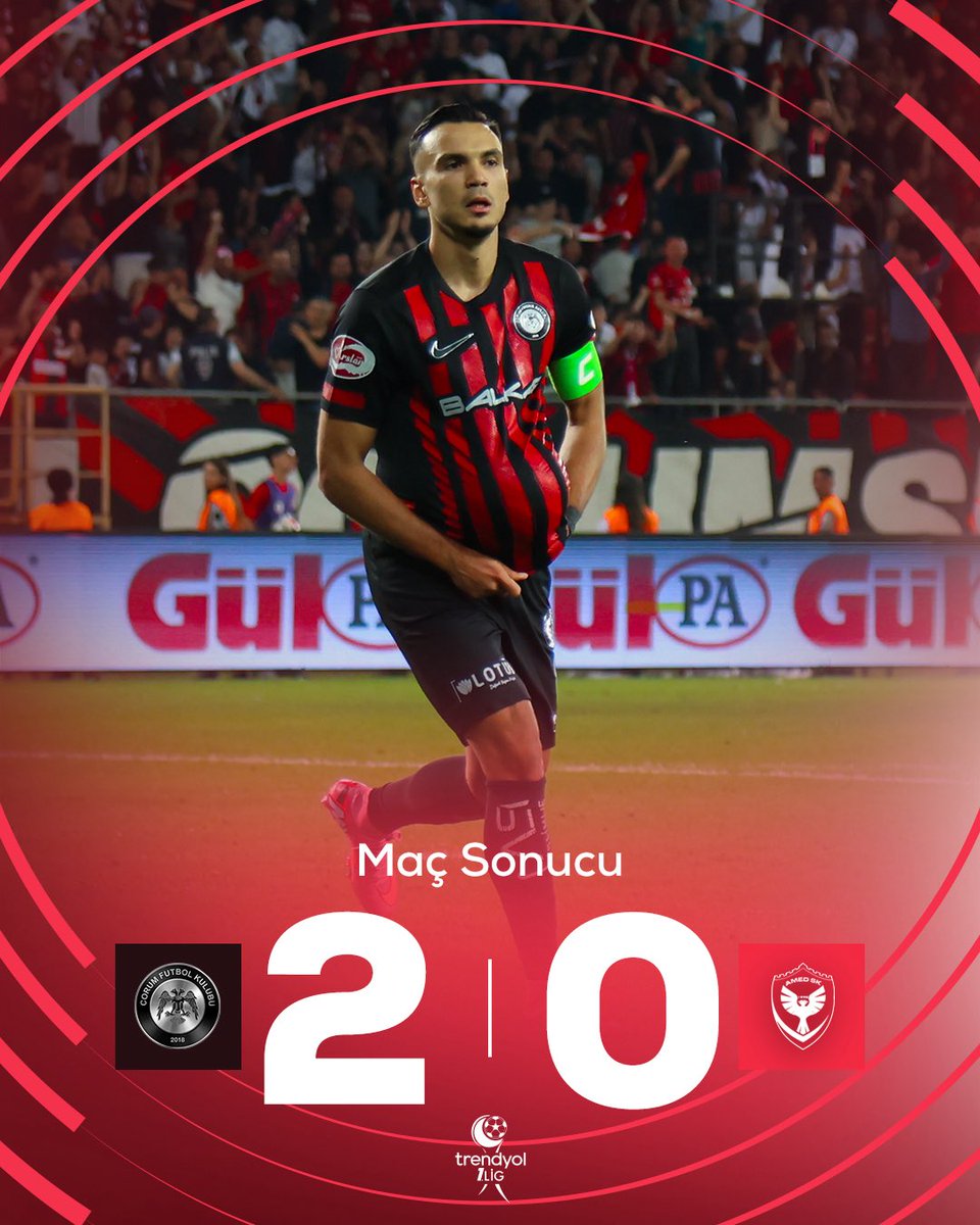 Yeni sezonun ilk maçını Amed spor la oynayan Çorum Spor İlk maçında galibiyet elde etmiştir .  Bol gollü bir sezon geçirmen dileğiyle tebrikler Çorum Spor