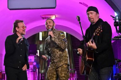 3 months into the Ukraine war Bono and the Edge sang in Kiev with soldiers.

22 months into a gen*cide they claimed ignorance as they're "not experts in the politics of the region"

Total bollox.

They knowingly chose to say nothing as the worst crimes of our generation occurred.