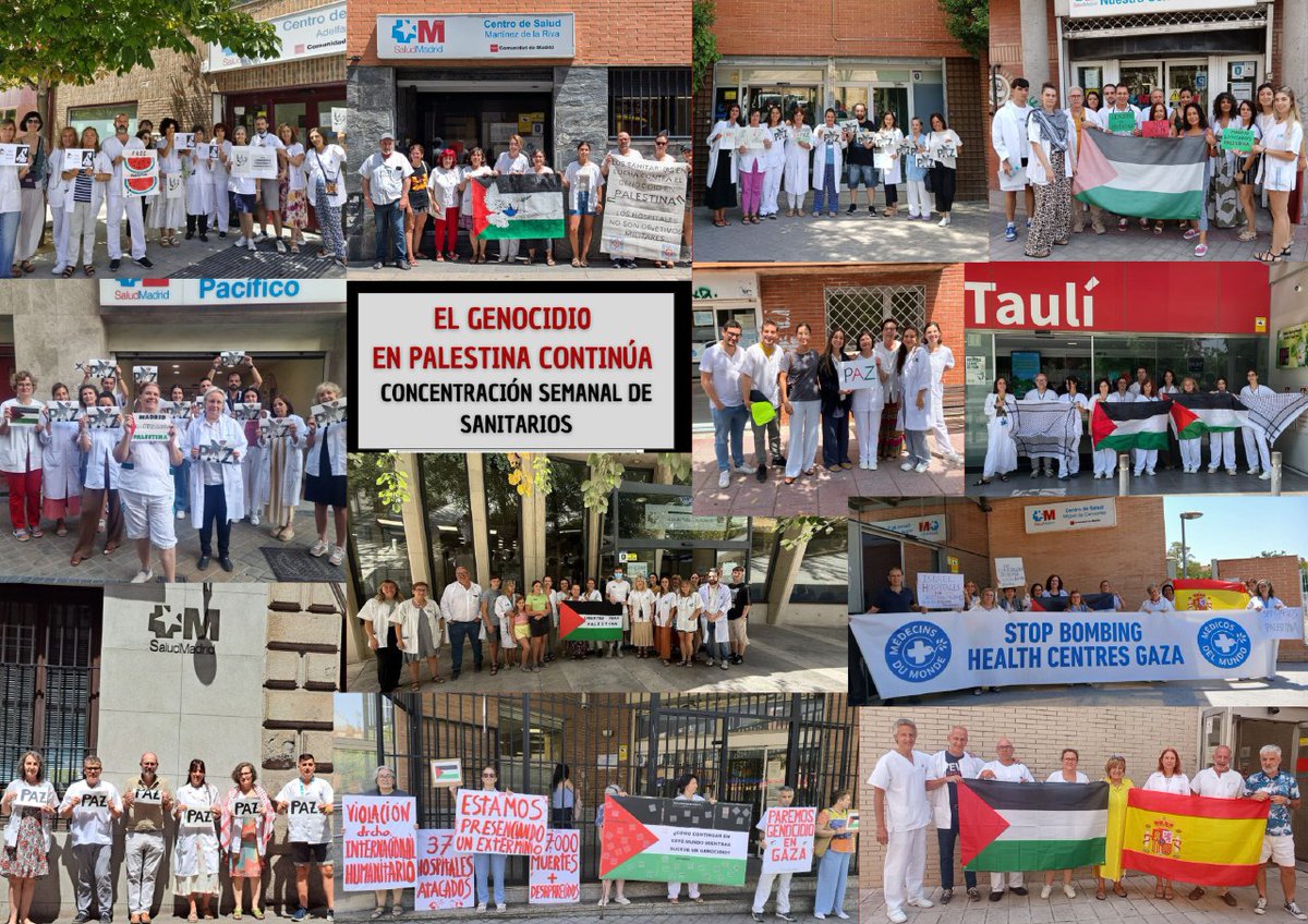 🌊🌊🍉La marea de DENUNCIA de lo q #Israel 💀🇮🇱 está haciendo en #Gaza CRECE entre l@s profesionales sanitari@s d toda España 🇪🇸 
👍🏽👌🏽Cada Viernes, somos MÁS y MÁS, <a href="/Monica_Garcia_G/">Mónica García</a>...
⬇️
hw4p.es/blog/viernes-6…