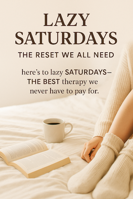 Mommy's Block Party: Lazy Saturdays: The Reset We All Need 
mommysblockparty.co/2025/08/lazy-s…