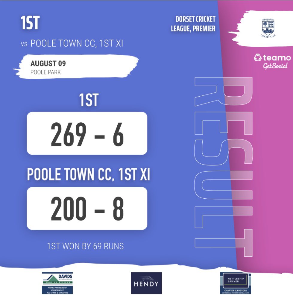 Wimborne CC tweet media