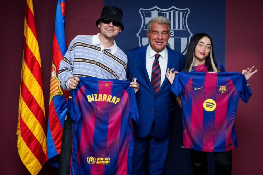 Somhiseremfcb's tweet photo. Barça x Bizarrap x Nicki Nicole 🎤💙❤️ https://t.co/N7oCYVVGMz