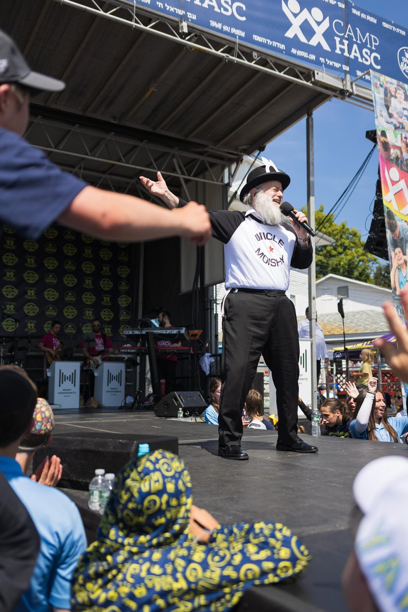 CampHASC's tweet image. Lots of joy from getting to hear songs from Uncle Moishy today!!! #ExperienceDay5785 #TYH
