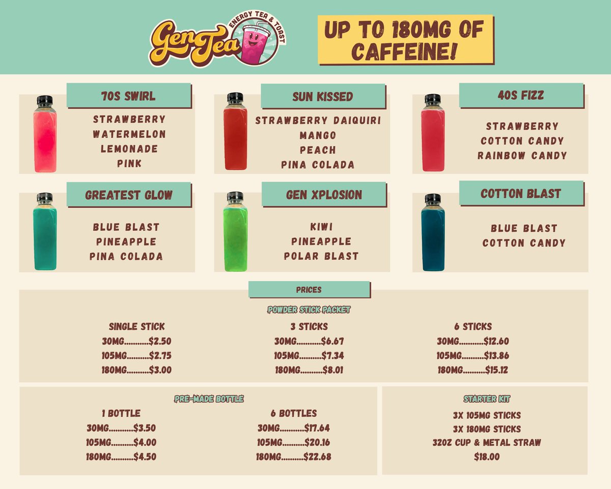 GenTea Lake Tahoe (@genteatahoe) on Twitter photo Columbus, we’re rolling in! 🍹
Gen Tea Tahoe is popping up at <a href="/TPCircuit/">The Premier Circuit</a> with our fan favorite flavors all weekend long. Come sip, chill, and catch the action with us! Columbus, we’re rolling in! 🍹
Gen Tea Tahoe is popping up at <a href="/TPCircuit/">The Premier Circuit</a> with our fan favorite flavors all weekend long. Come sip, chill, and catch the action with us!
