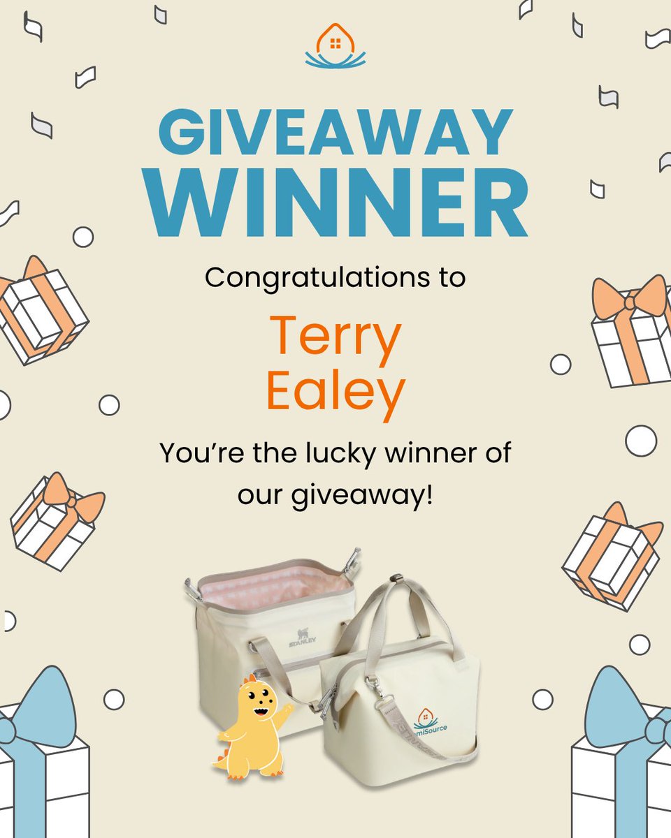 DomiSource's tweet image. Big cheers to Terry Ealey- our latest Stanley Cooler Giveaway champion! 

Didn’t win this round? 

Try again here:
👉 domisource.com/stanley-cooler…

Your next chance to score big is just a click away!🥳🎉

#Winner #CollegeMove #Giveaway #DomiSource
