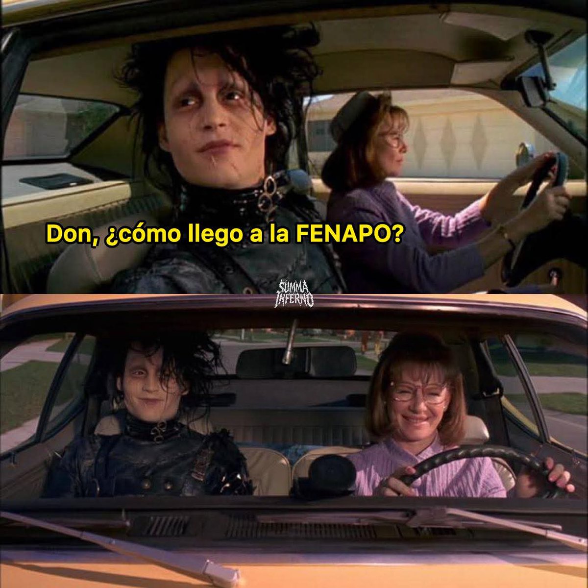 Mi mamá llevándome al concierto de Marilyn Manson...