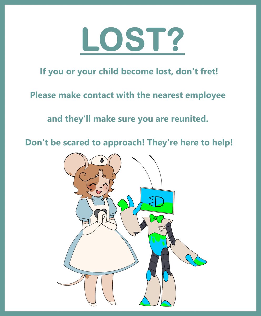 WHollowsRBLX's tweet photo. Meet Betty, our esteemed nurse! If you spot her on a sign somewhere, make sure to pay attention to what it says. Her one and only goal is to make sure your stay here is as great as it can be. 

#whimsicalhollows https://t.co/AXGOi53qkS