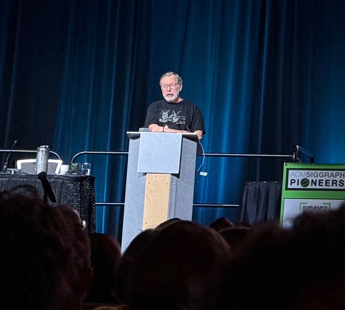 Someone just asked Pixar cofounder Ed Catmull about AI. His answer (paraphrased): "AI will create lots of good things and lots of bad things... We don't know where it will go. But it's not going away. So artists need to engage with the technology."
#siggraph