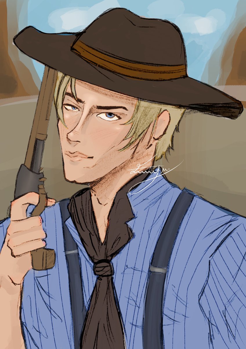 Leon 😌 #LeonKennedy #ResidentEvil #cowboy