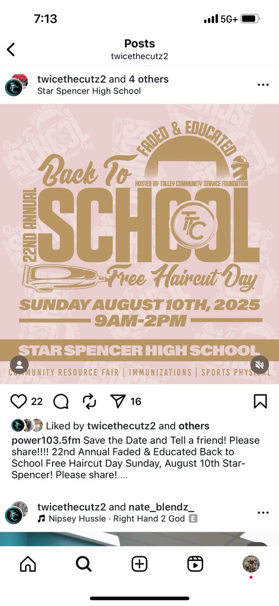 OC Eagles (@oceagles) on Twitter photo <a href="/OCEaglesMBB/">OC Men’s Basketball</a> serving at the 22nd annual back-to-school free haircut day in Spencer, Okla., hosted by the Talley Community Service Foundation. 💇♂️💇♀️😎.
#TalonsUp <a href="/OCEaglesMBB/">OC Men’s Basketball</a> serving at the 22nd annual back-to-school free haircut day in Spencer, Okla., hosted by the Talley Community Service Foundation. 💇♂️💇♀️😎.
#TalonsUp