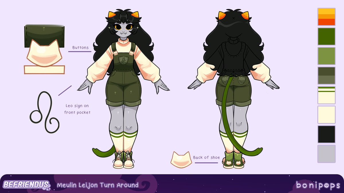 my little turn around i did for miss meulin 💚<a href="/BefriendusGame/">Befriendus: A Beforus Befriending Adventure</a>