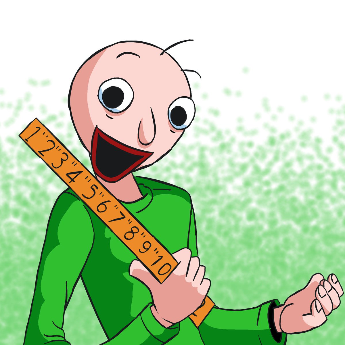 Rexy18ofc's tweet photo. Hello there, 
You can probably guess what it means~
U cant? Well, let me explain!

IM MAKIN BALDI HD! I finished the sprites. Only need composer and animator! 
Because it's a short mod

Btw, HD Art By Me 
Anyways, See ya
#fnfhd #fridaynightfunkinhd #fnfmod #fnfart #BaldisBasics https://t.co/wFTC7RFBxi