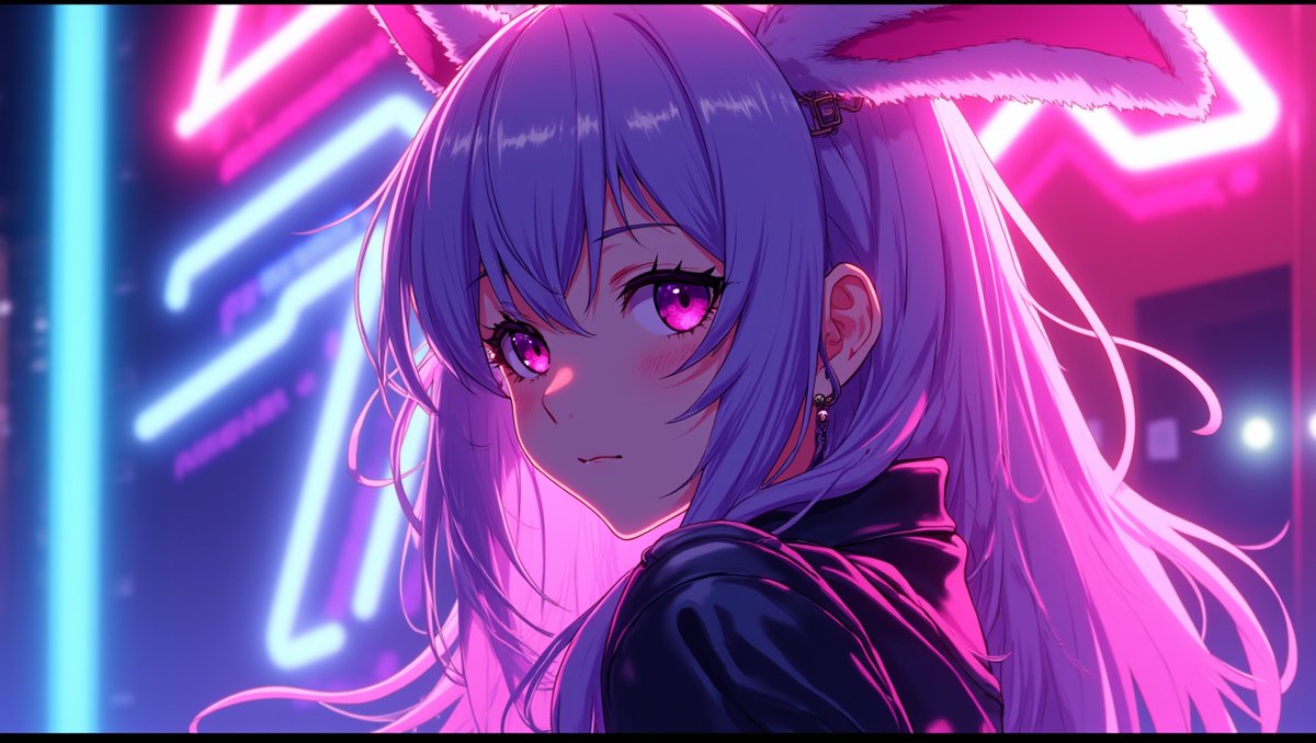 VelvoidX's tweet photo. midnight prowler’s call
echoes through electric streets
will you answer now?
#neonnoir #furryfashion #cyberpunkstyle #darkvibes https://t.co/3vmiYgAYOF