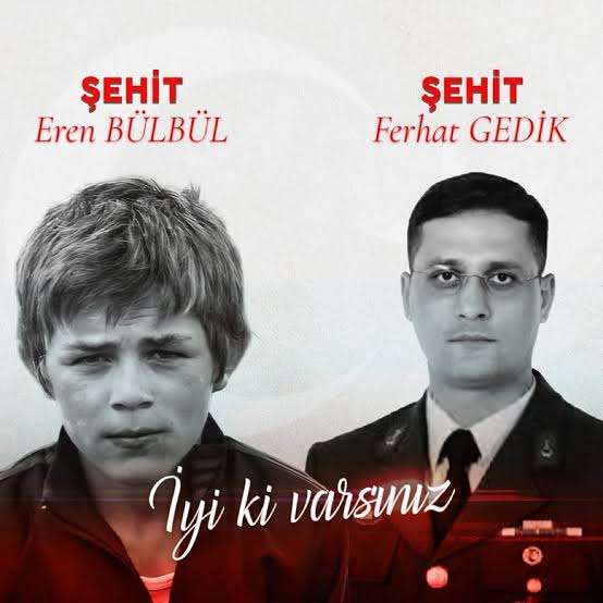 Eren Bülbül,Ferhat Gedik. . . İyi ki varsınız. 🇹🇷
• 11/08/2017
#erenbülbül #ferhatgedik