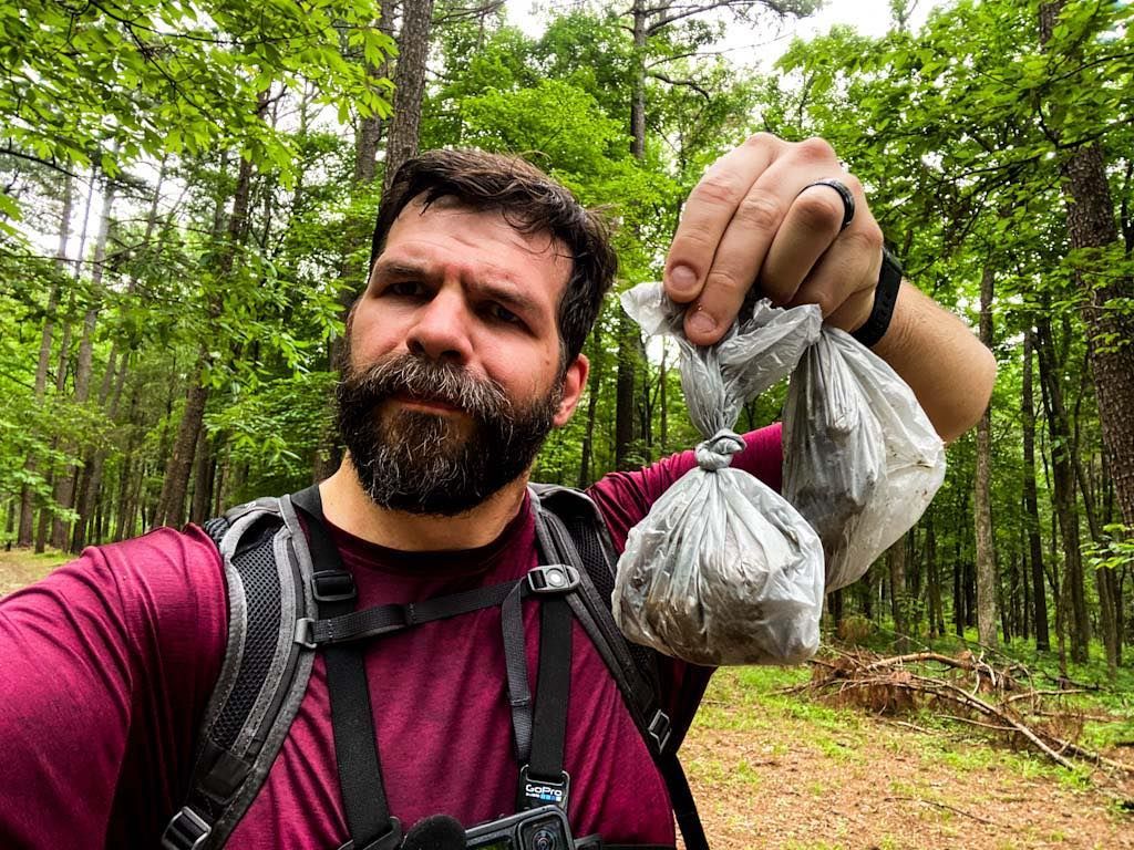 Common sense Sunday: If you use dog poop bags, throw them away. Don't leave them on the trail like they're easter eggs.