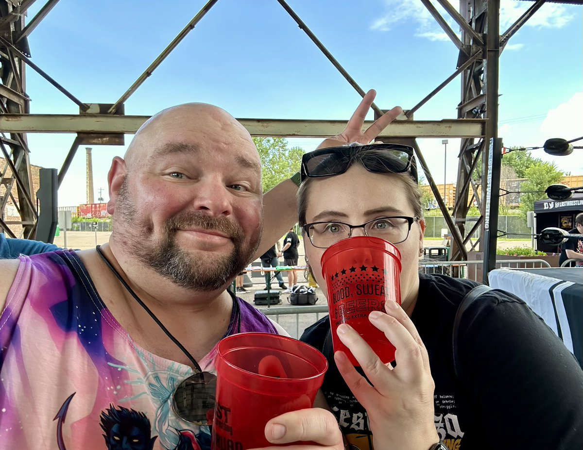 Ready for Blood, we’ve got the sweat and beer handled already!
w/<a href="/shan_radio/">Shannon</a> 

#BSBVII 

<a href="/f1rstwrestling/">F1RST Wrestling</a>