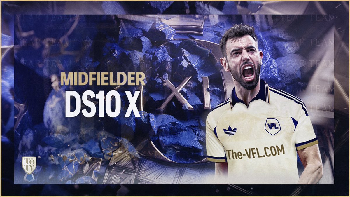 Bowed out this FIFA with a <a href="/TheVFL_/">VFL</a> Team of the Year.

Until next time…

DS10 x    
121 GP    
63 Goals    
120 Assists
48 MOTM

<a href="/TheVFL_/">VFL</a>