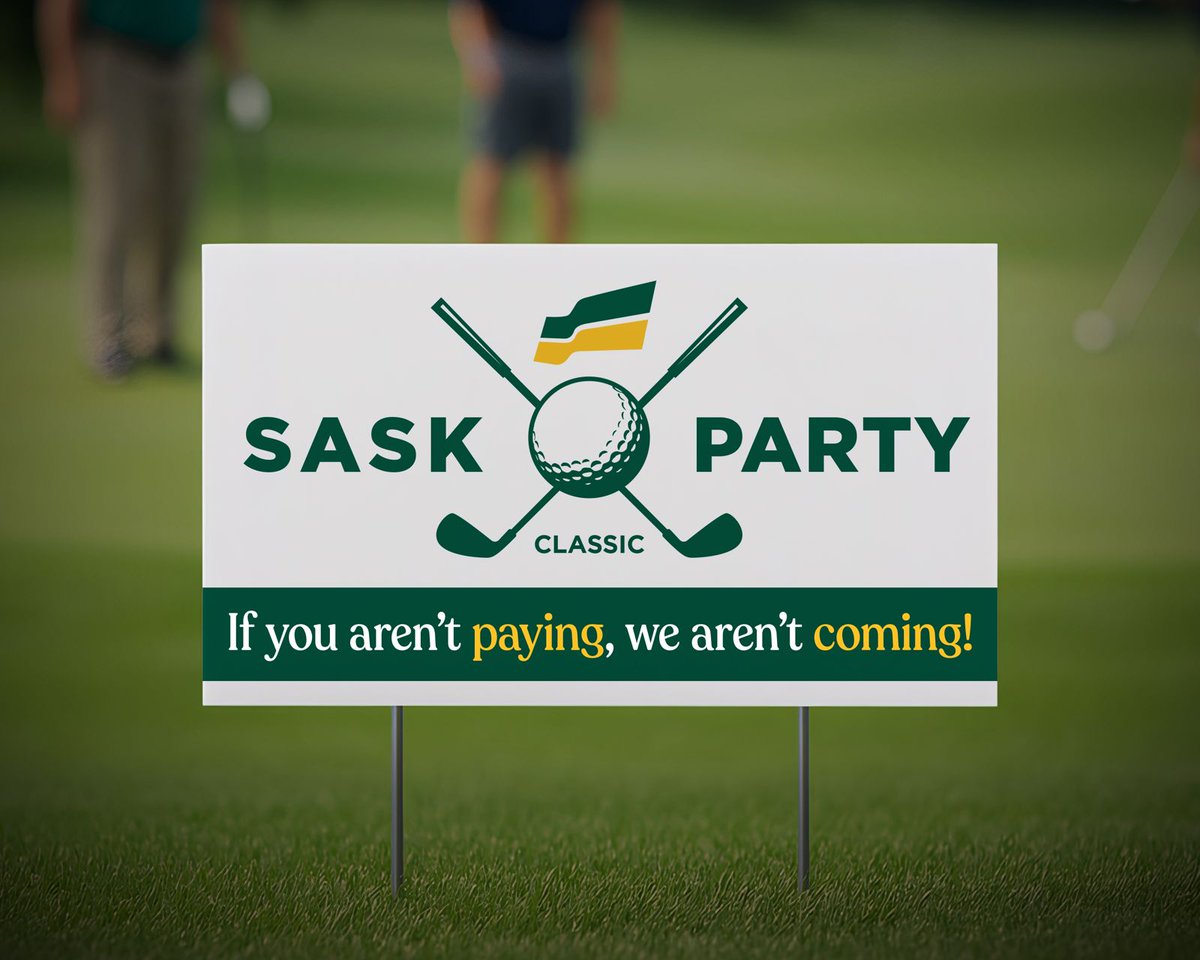 CarlaBeckSK's tweet photo. Scott Moe needs to put his golf clubs away and do his job supporting the people of the North who have lost so much this summer. https://t.co/qszRolXAL2