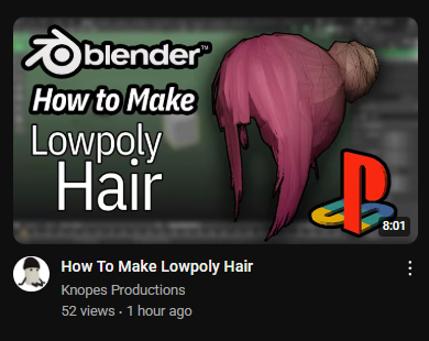 carlosknowsnot's tweet photo. How To Make Lowpoly Hair :) https://t.co/zmQZwRo4An