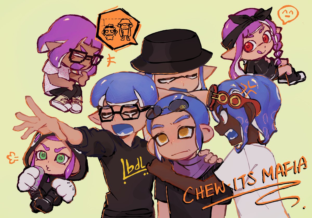 IT HAS BEEN AWHILE SINCE WE TWEETED SOMETHING ON HERE AND IM HAPPY TO SAY WE HAVE RECEIVED OUR ART PRIZE FOR WINNING THE INKERLAND SPLAT LEAGUE, THANKS SO MUCH TO THE TALENTED <a href="/j_ynwq/">Jyn | 🍉</a> 💯💯💯💯🔥🔥🔥