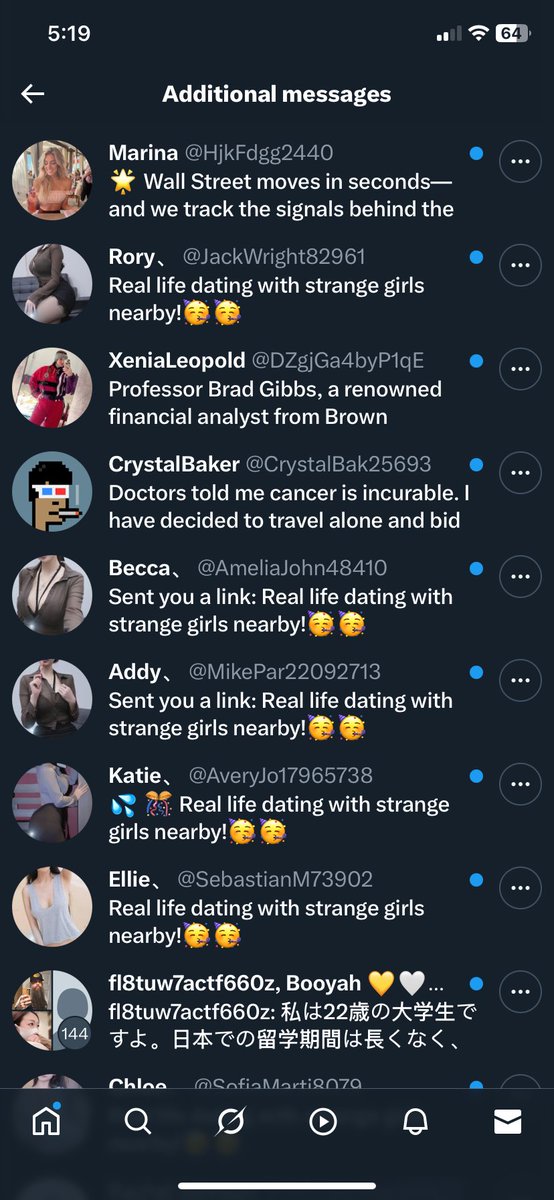 So… no bots on X right? /sarcasm