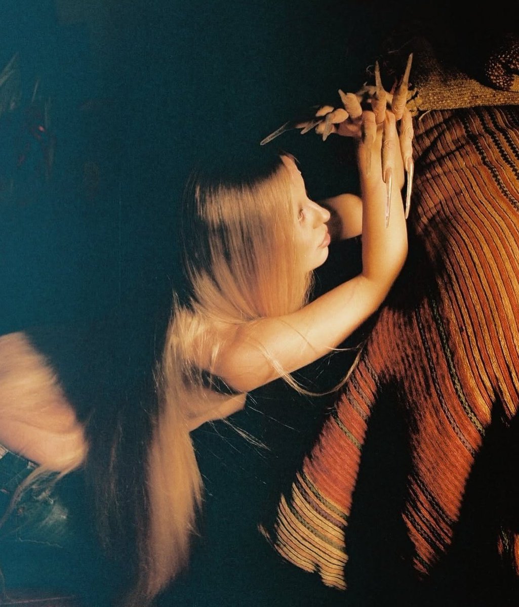 saintdemie's tweet image. petra collins shared unreleased photos of alexa demie for fairy tales to celebrate the full moon 🌕