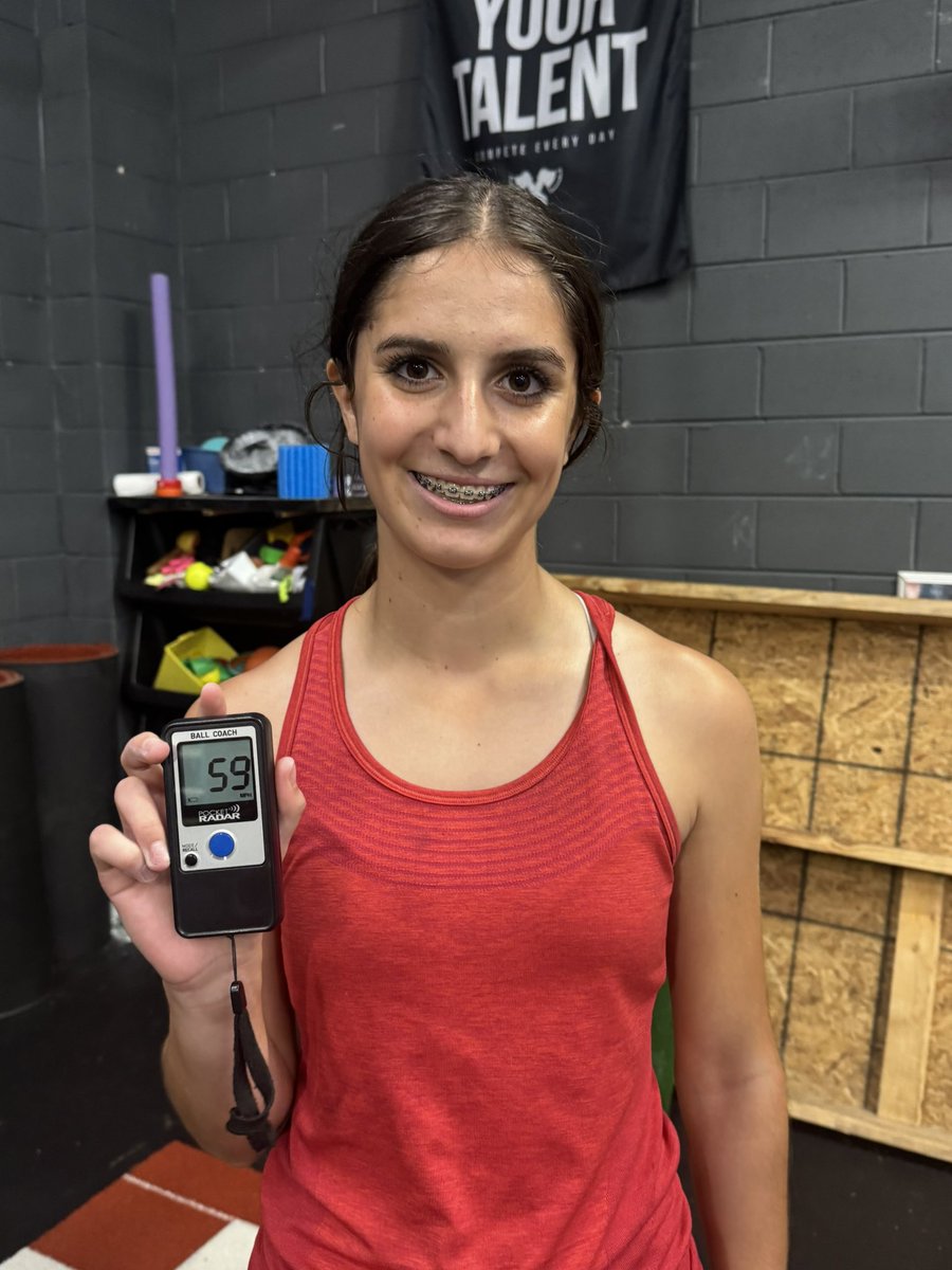 Grinding. Can’t wait to hit the next milestone. 
Apr -> 57 mph 
July -> 58 mph
Aug -> 59 mph 🔥

<a href="/GAFIRE09DENOV/">GA FIRE 09-DENOVCHEK</a> <a href="/SBRRetweets/">Softball Recruiting Reposts</a> <a href="/SportPrepX/">SportPrepX</a> <a href="/SoftballDown/">Down South Softball</a> <a href="/CoastRecruits/">Coast 2 Coast Recruits</a> <a href="/IHartFastpitch/">I❤️Fastpitch</a>