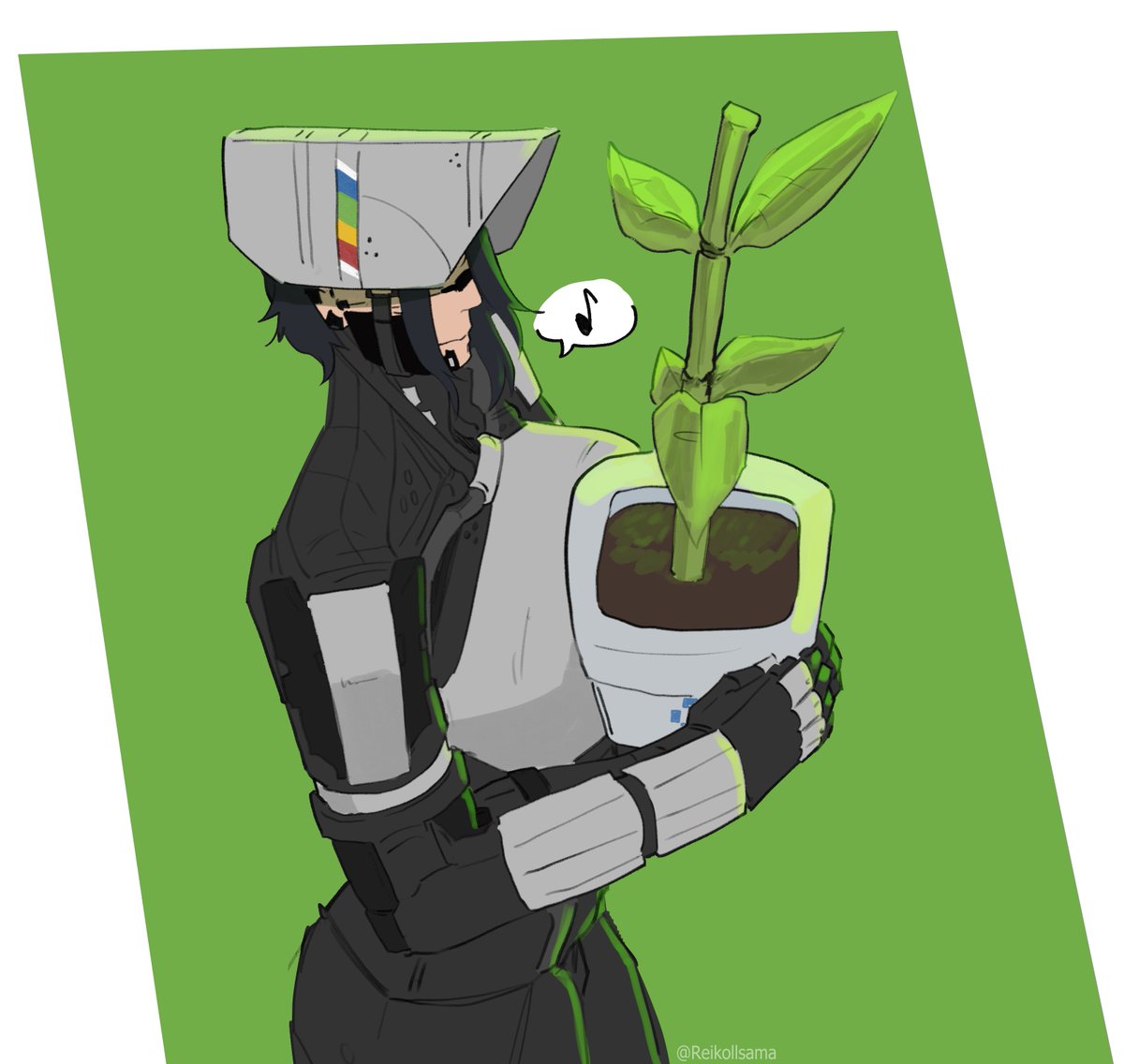 Her new friend🪴

#SIGNALIS