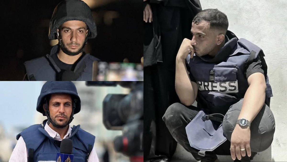 أنس الشريف ومحمد قريقع شهداء، 
لا حول ولا قوة إلا بالله .!