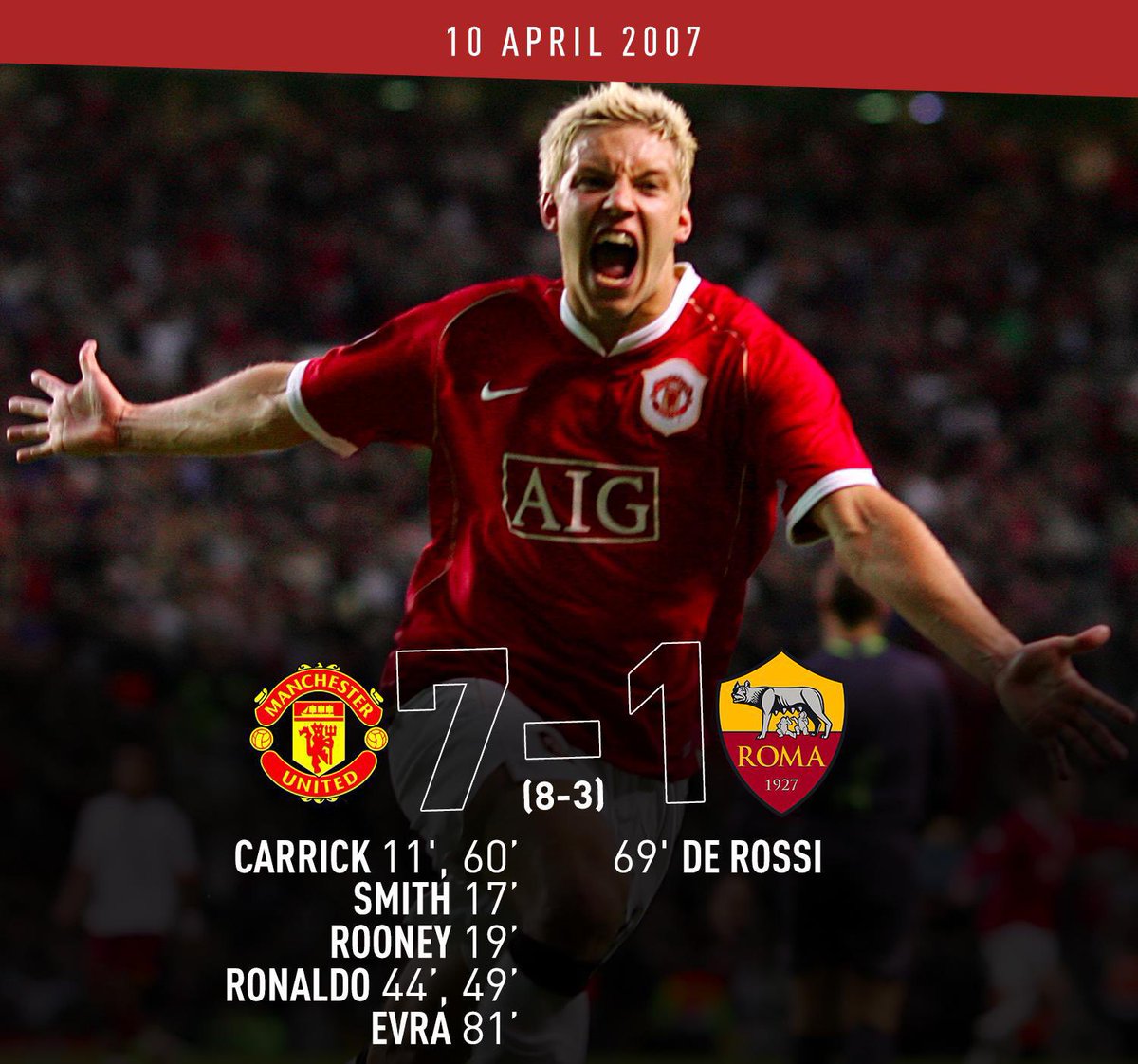 🚨In 2007, after Francesco Totti turned down Manchester United:

Sir Alex Ferguson said, "De Rossi is the most dangerous player in Roma."

The journalist asked, "What about Totti?"
Sir Alex Ferguson replied, "I don't know that player."

Totti responded, "I'll make sure Ferguson