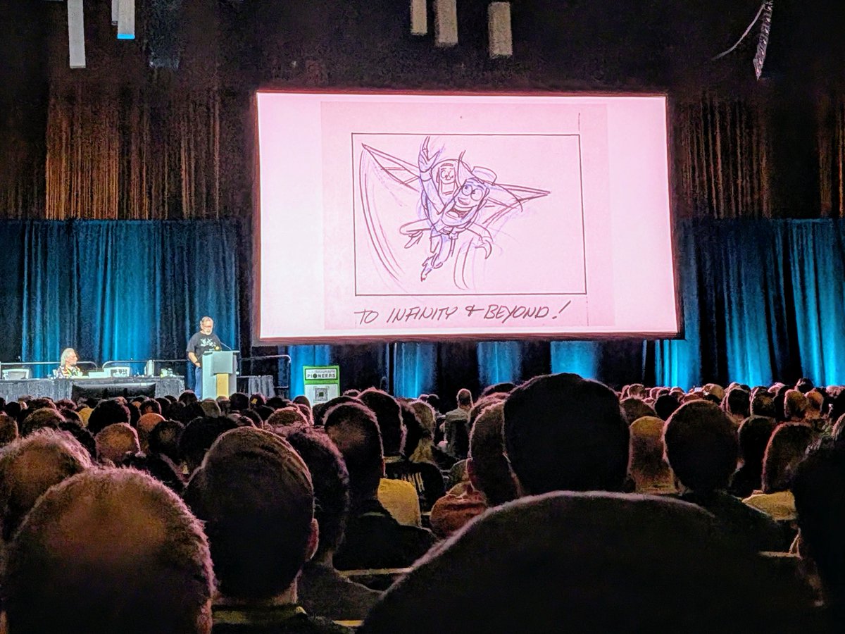 Full and standing for <a href="/Pixar/">Pixar</a> founder and <a href="/odysseyml/">Odyssey</a> board member Ed Catmull at <a href="/siggraph/">ACM SIGGRAPH</a> in Vancouver. Incredible. #siggraph2025