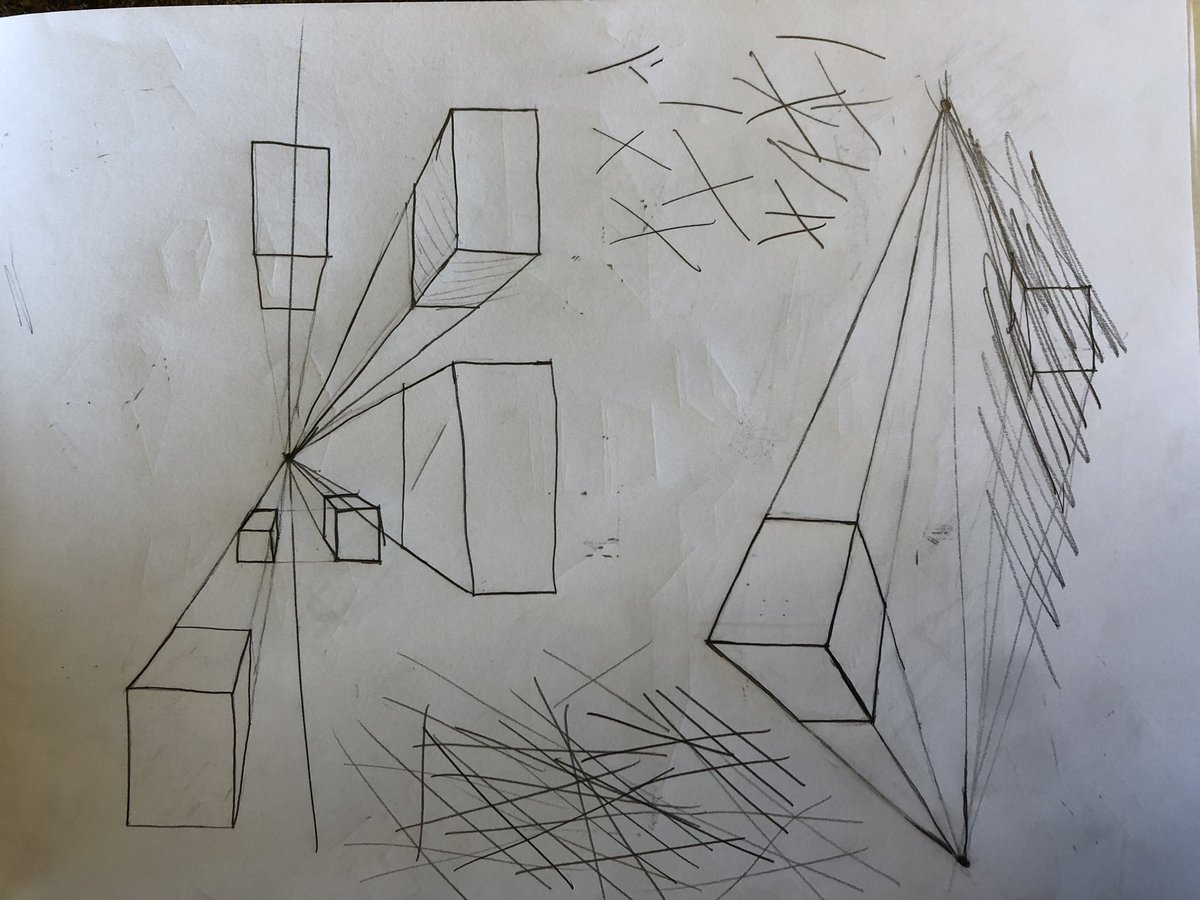Chef_Kirito's tweet photo. didn’t sketch anything today

but I did try to learn some of the basics like perspective.

I’m having such a hard time just trying to draw a simple straight line… https://t.co/ecYXdsU1UA