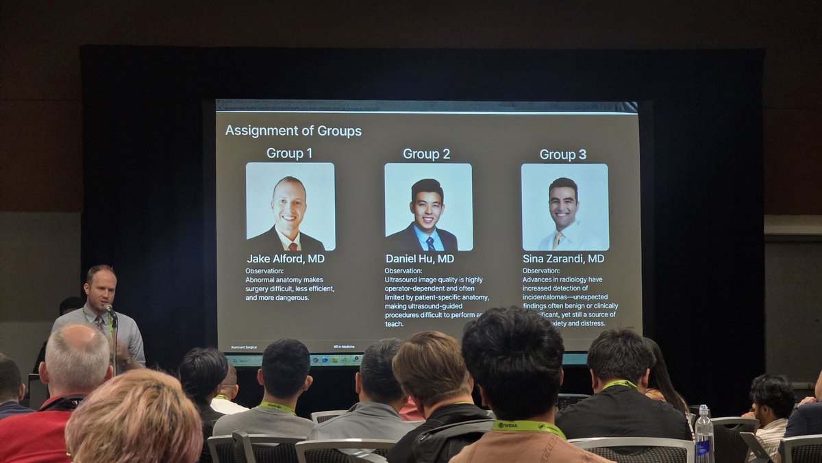 Loving the hands-on case study going on in the Frontiers "Workshop: XR in Medicine: From the Dev Floor to the Operating Room" at SIGGRAPH2025. We are collabing with these 3 doctors to build XR apps for their surgical challenges.

<a href="/siggraph/">ACM SIGGRAPH</a>